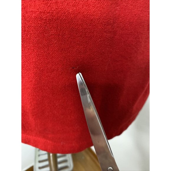 Pendleton Mens Board Shirt Size L Red Virgin Wool Loop Collar Button Down - Picture 11 of 16